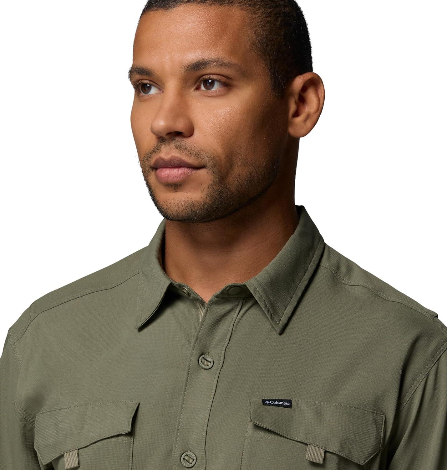 imageColumbia Mens Silver Ridge Utility II Short SleeveStone Green