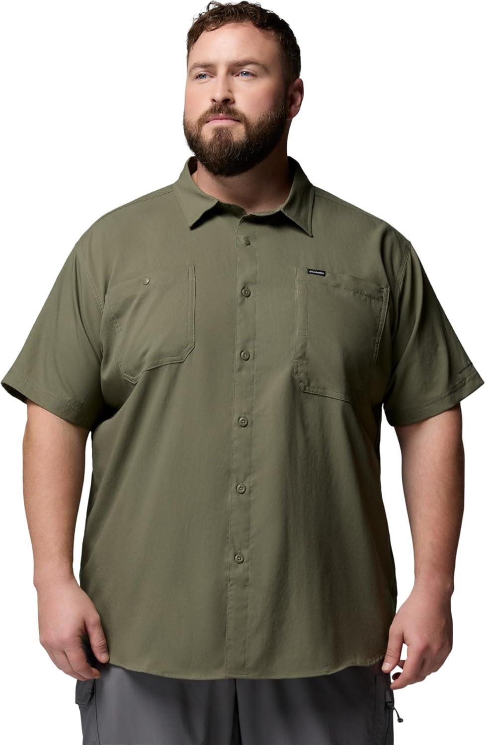 imageColumbia Mens Silver Ridge Utility II Short SleeveStone Green