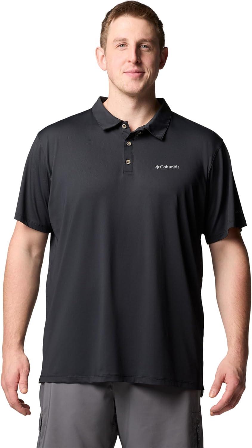 imageColumbia Mens Tech Trail Utility PoloBlack