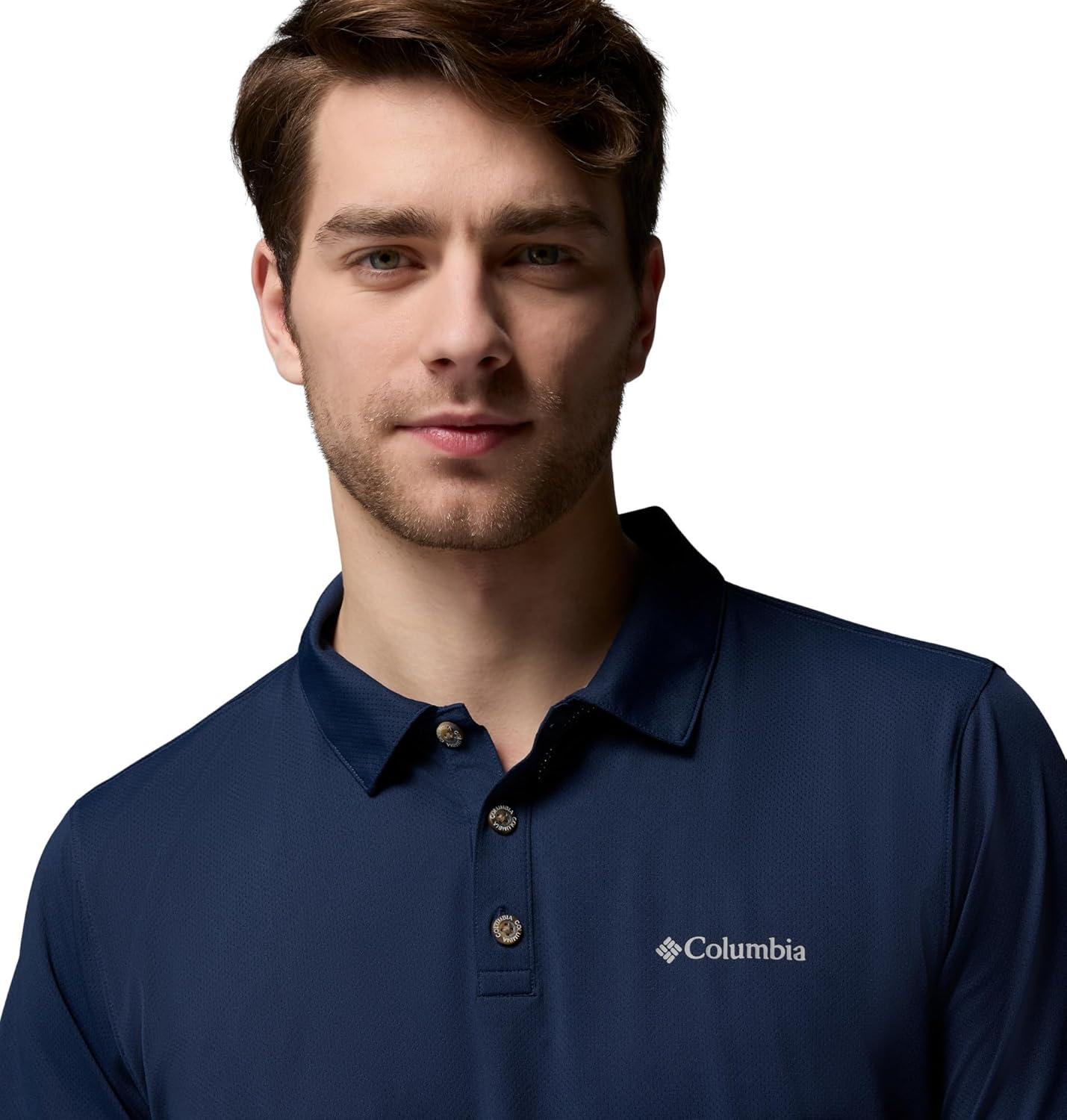 imageColumbia Mens Tech Trail Utility PoloCollegiate Navy