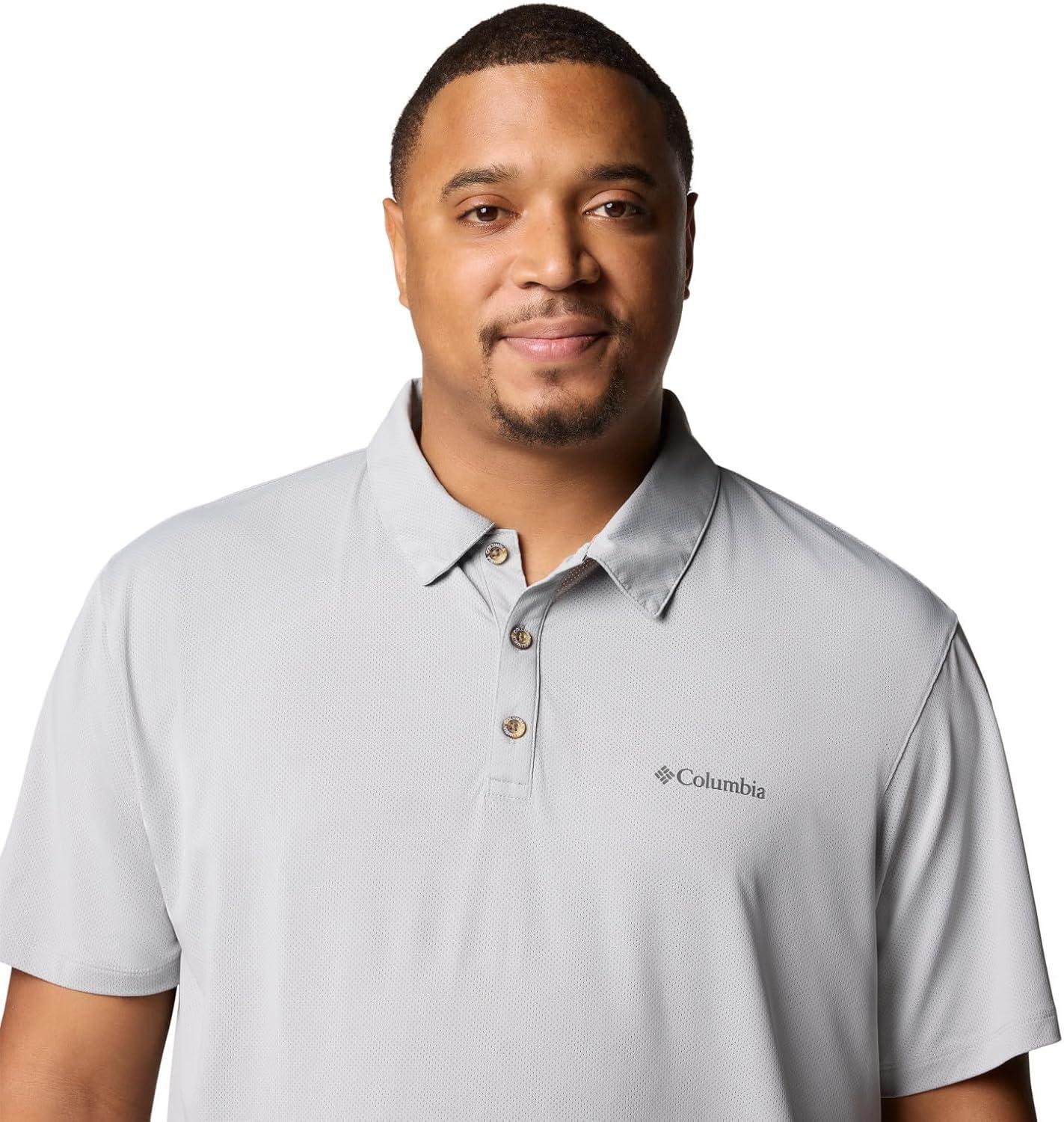 imageColumbia Mens Tech Trail Utility PoloColumbia Grey