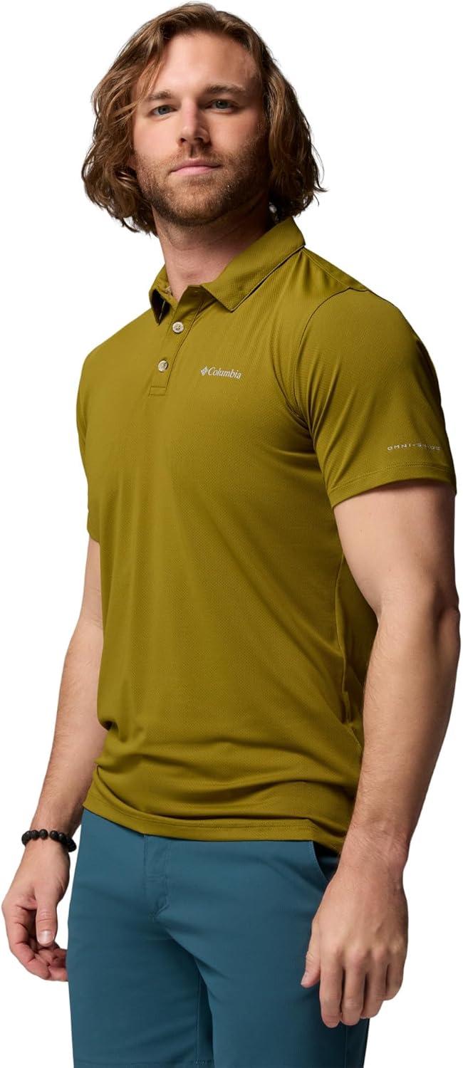imageColumbia Mens Tech Trail Utility PoloMossy Green