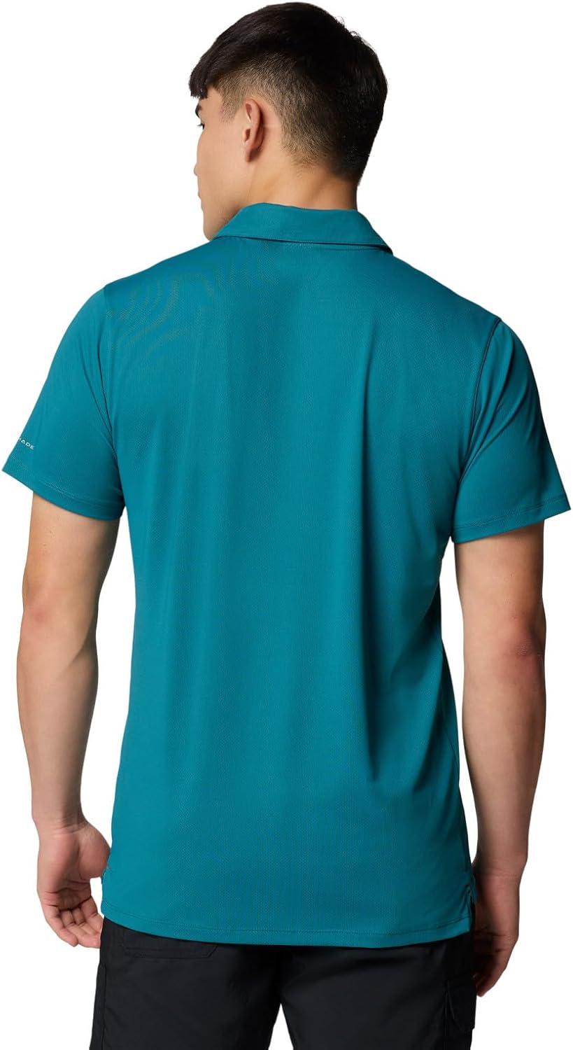 imageColumbia Mens Tech Trail Utility PoloRiver Blue