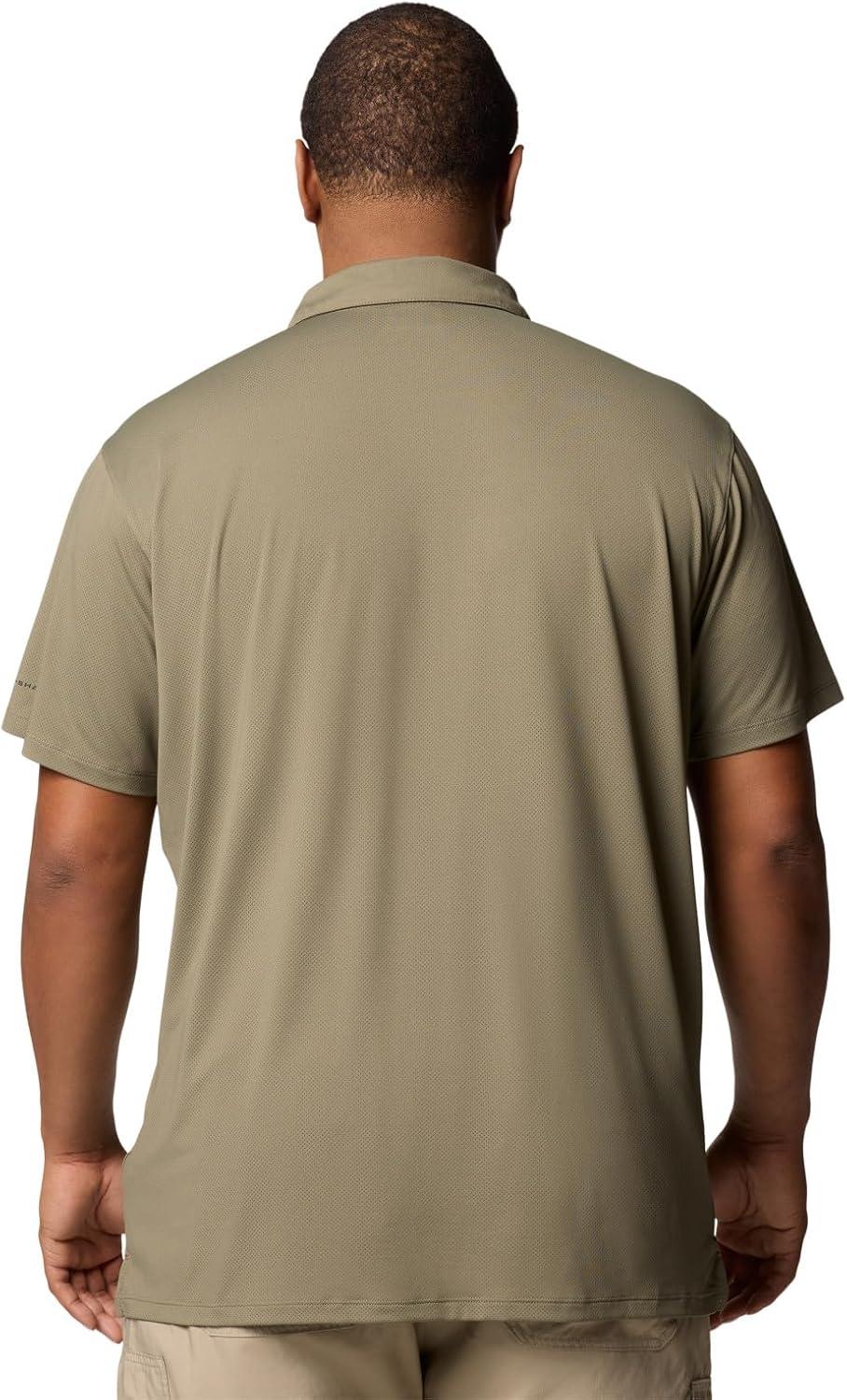 imageColumbia Mens Tech Trail Utility PoloStone Green