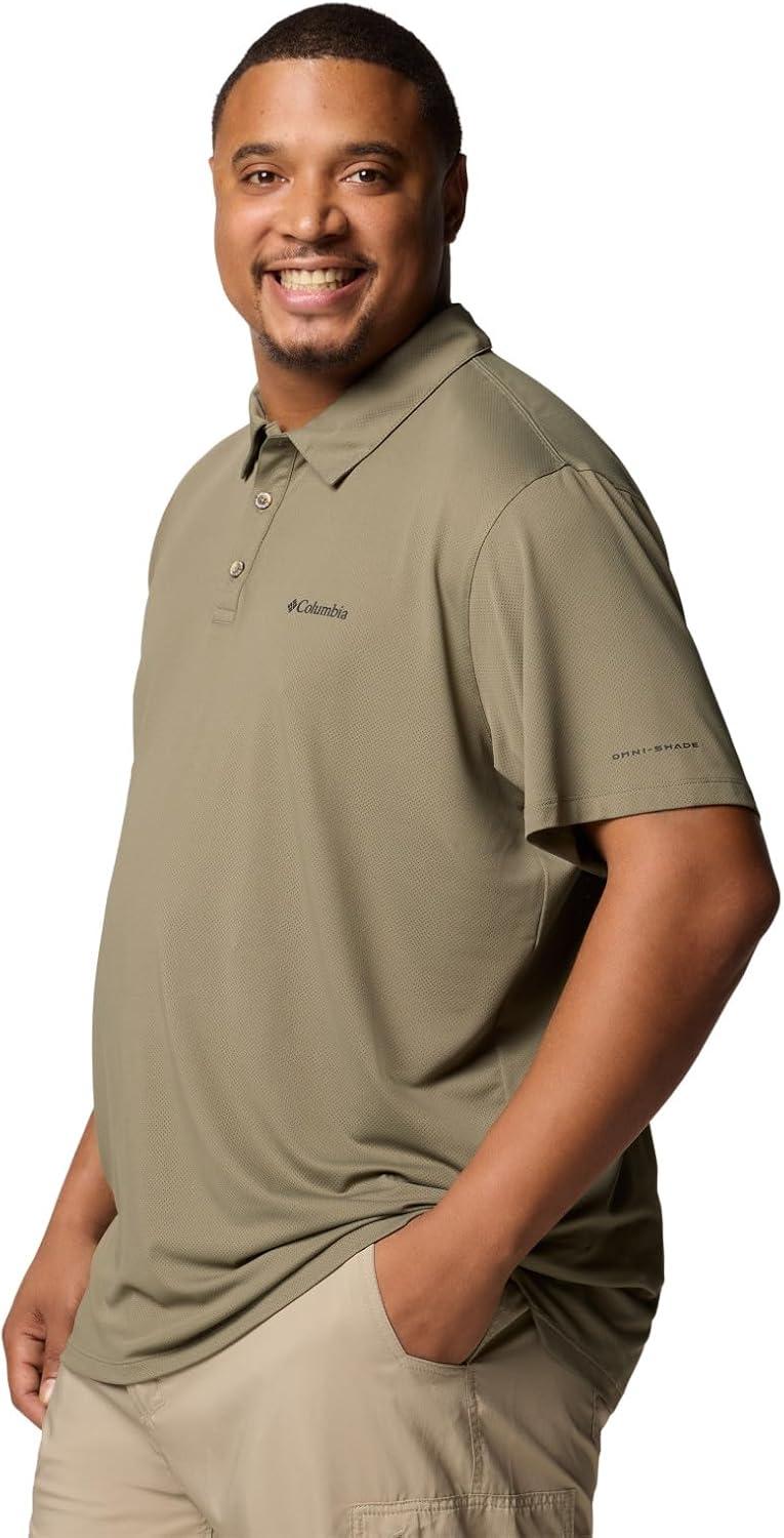 imageColumbia Mens Tech Trail Utility PoloStone Green