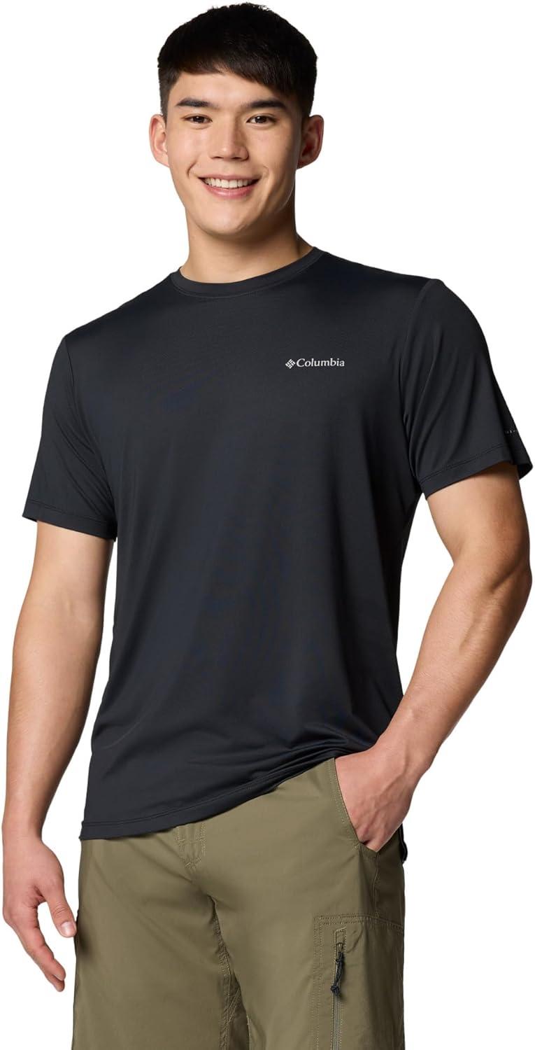 imageColumbia Mens Tech Trail Utility Short Sleeve CrewBlack
