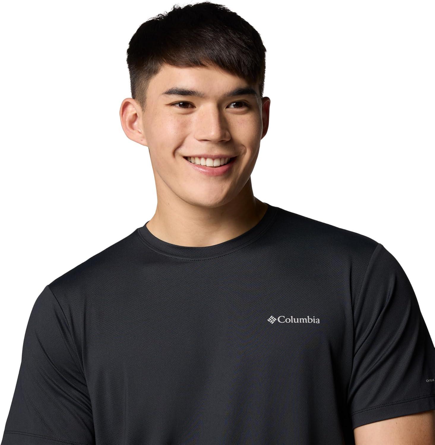 imageColumbia Mens Tech Trail Utility Short Sleeve CrewBlack