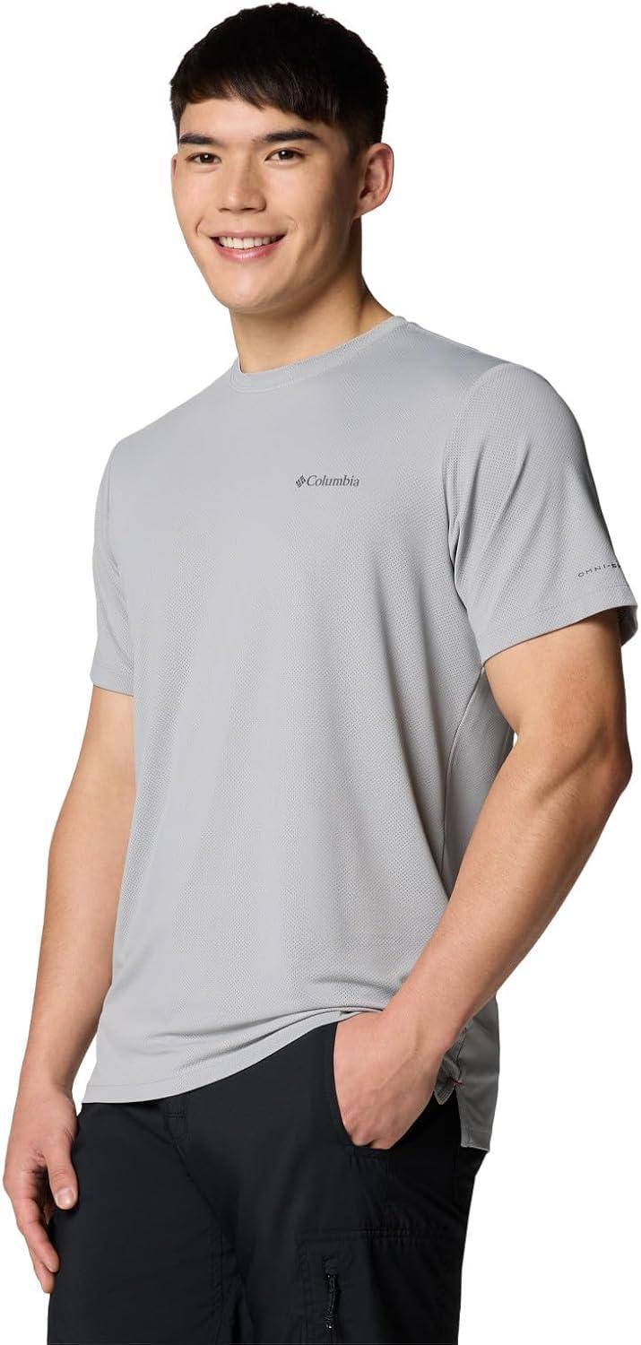 imageColumbia Mens Tech Trail Utility Short Sleeve CrewColumbia Grey