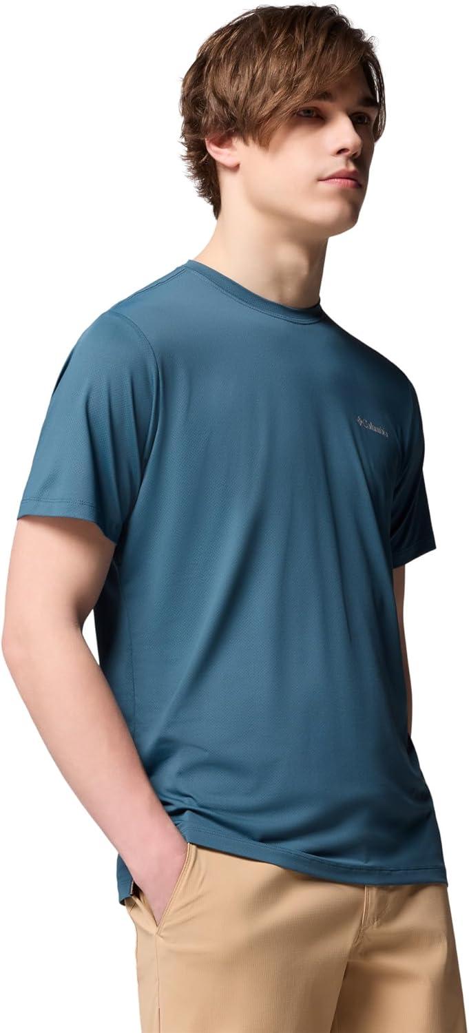 imageColumbia Mens Tech Trail Utility Short Sleeve CrewEverblue
