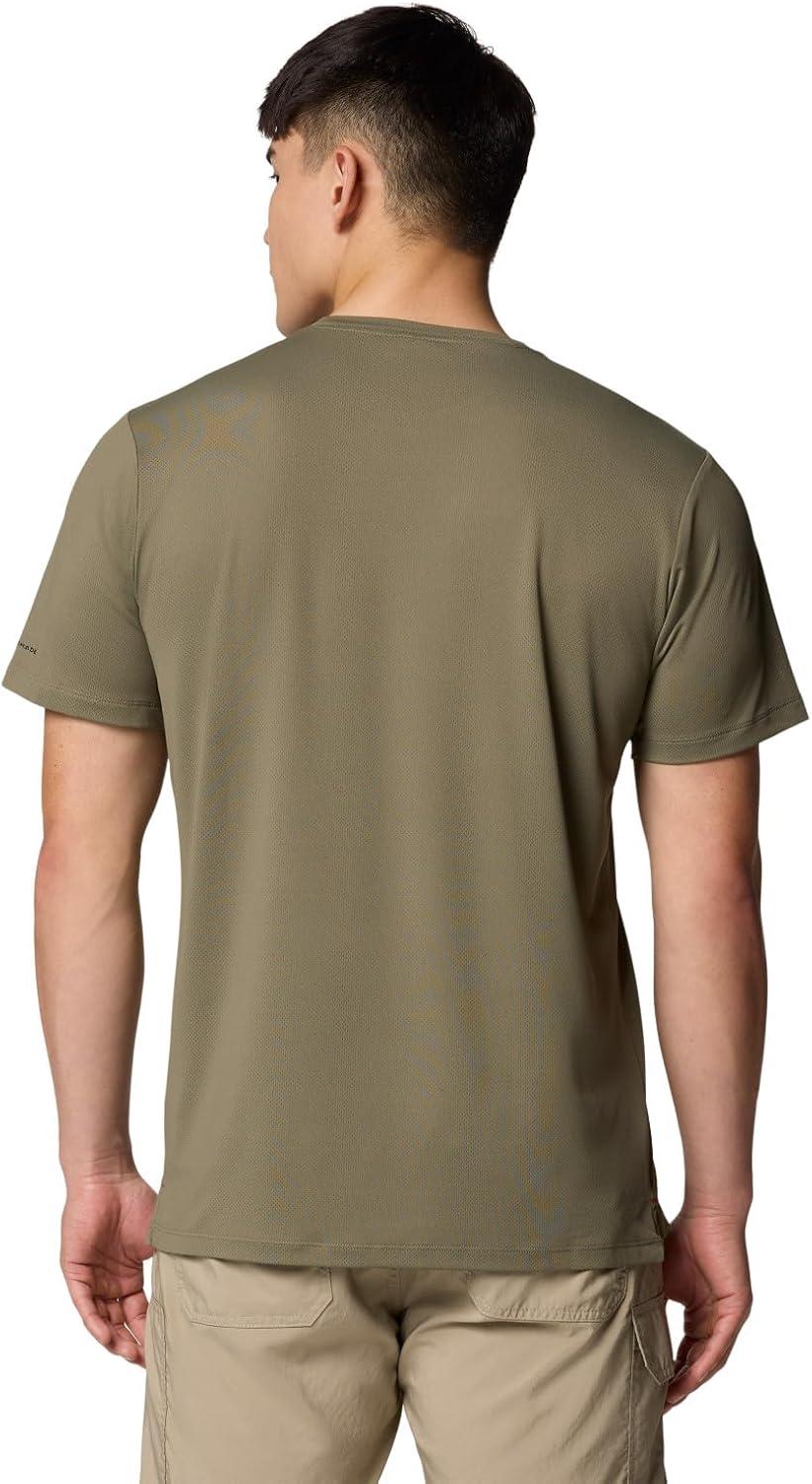imageColumbia Mens Tech Trail Utility Short Sleeve CrewStone Green