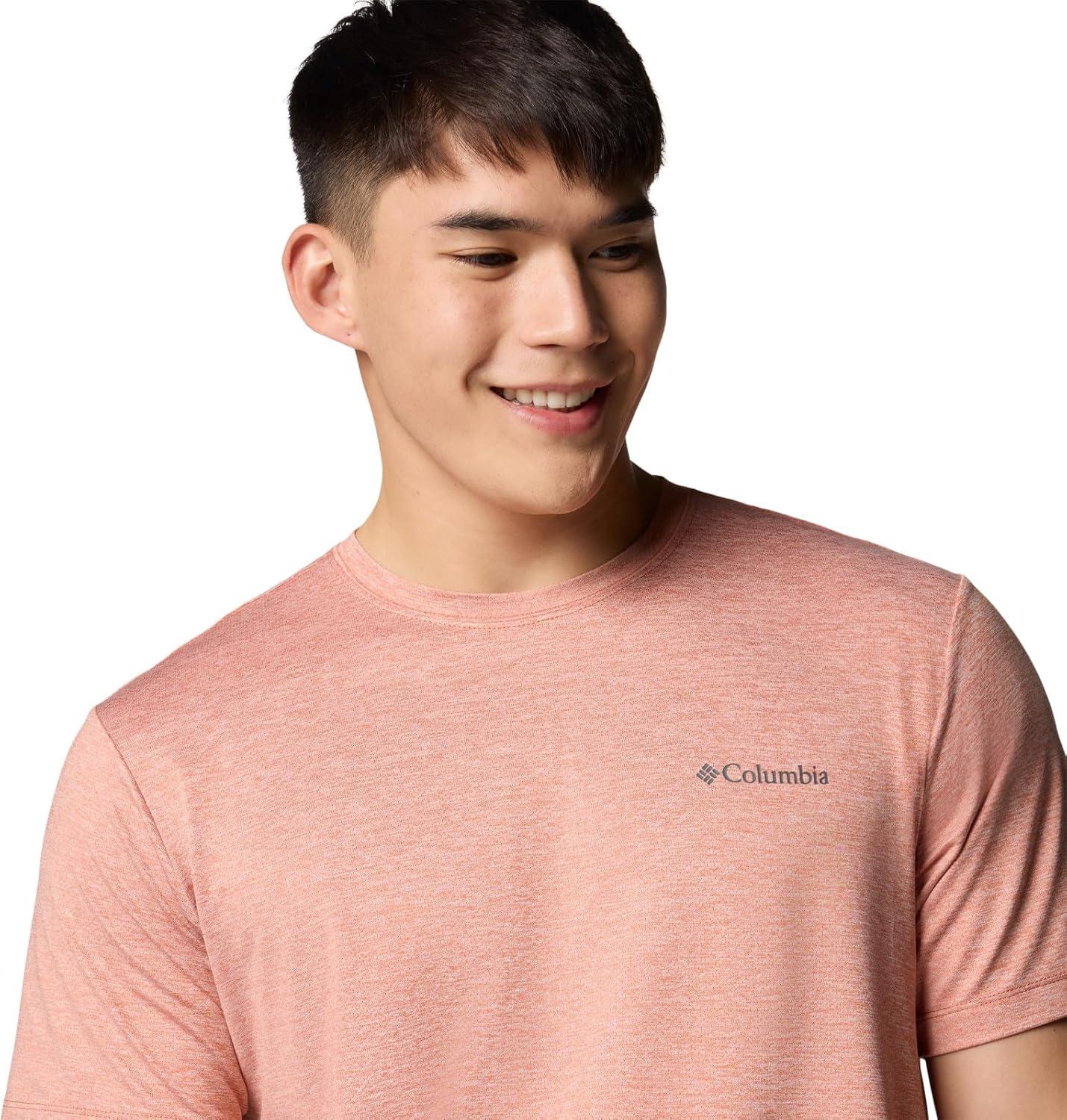 imageColumbia Mens Tech Trail Utility Short Sleeve CrewTuscan Heather