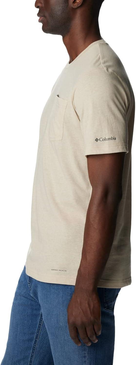 imageColumbia Mens Thistletown Hills Pocket TeeAncient Fossil Heather