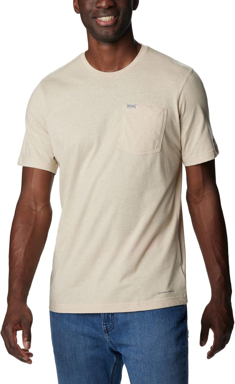 imageColumbia Mens Thistletown Hills Pocket TeeAncient Fossil Heather