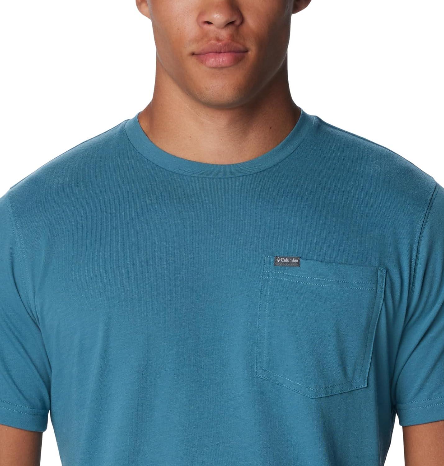 imageColumbia Mens Thistletown Hills Pocket TeeCloudburst