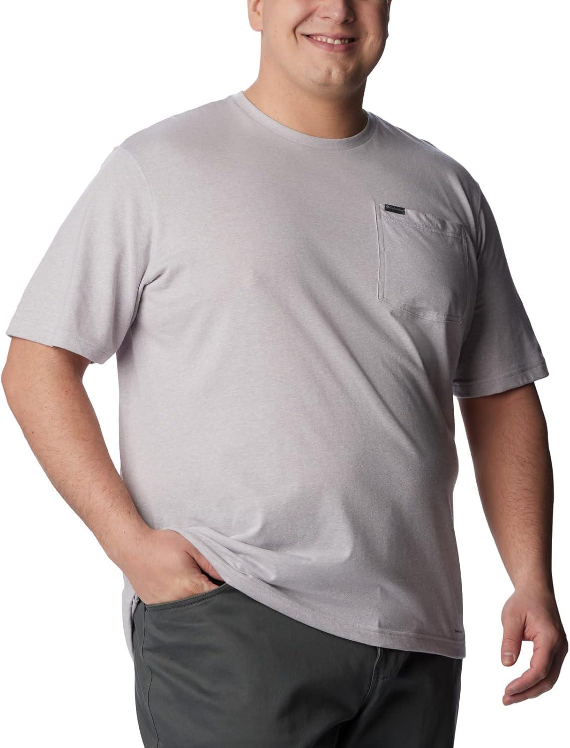 imageColumbia Mens Thistletown Hills Pocket TeeColumbia Grey Heather