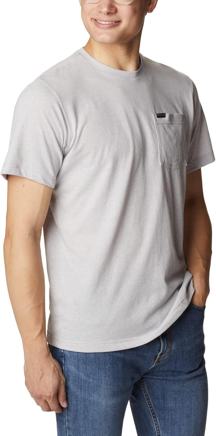 imageColumbia Mens Thistletown Hills Pocket TeeColumbia Grey Heather