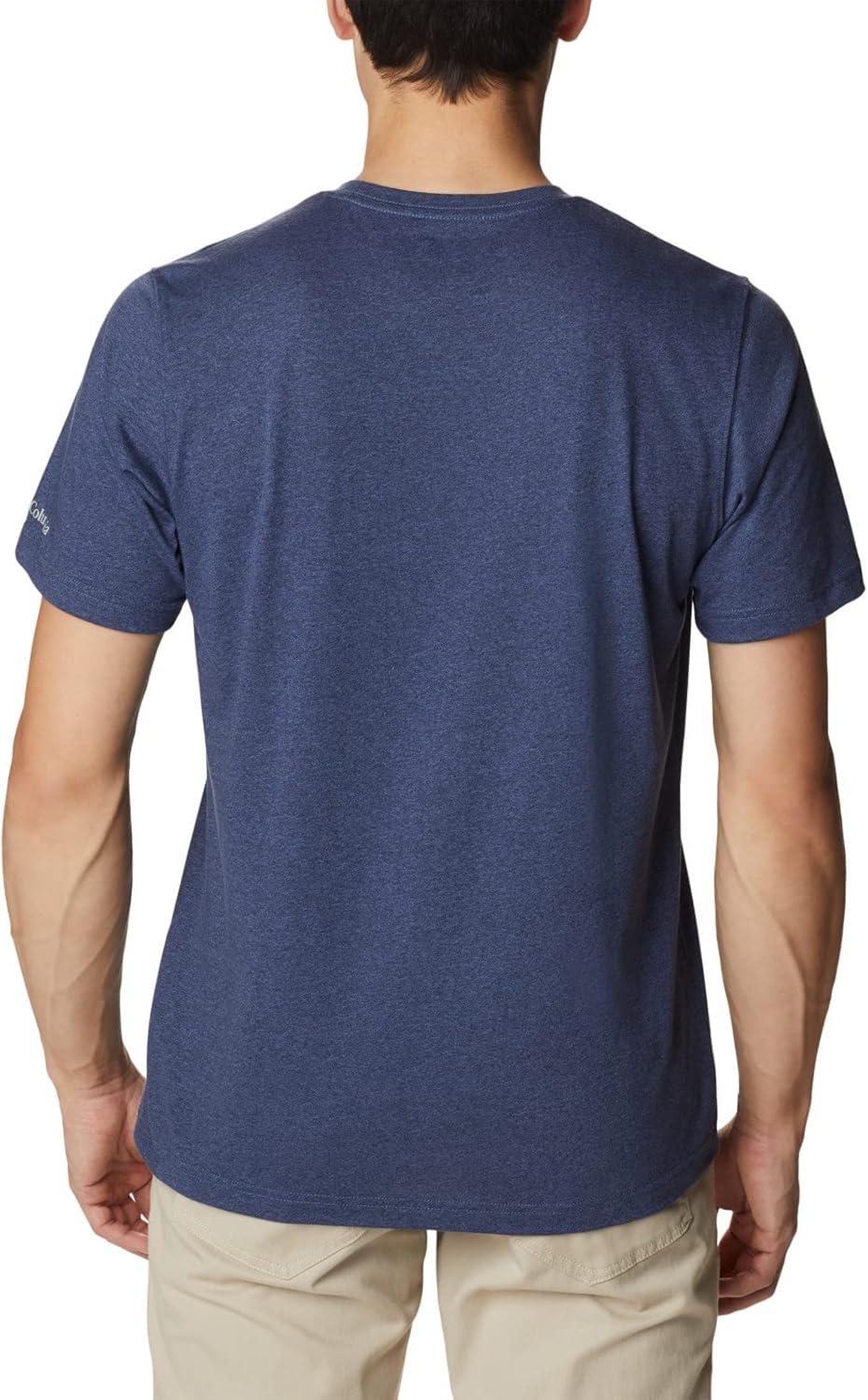 imageColumbia Mens Thistletown Hills Pocket TeeDark Mountain Heather
