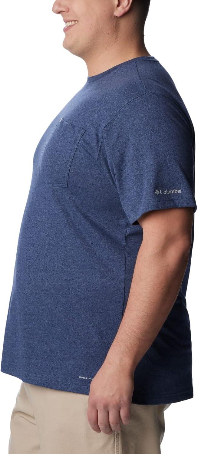 imageColumbia Mens Thistletown Hills Pocket TeeDark Mountain Heather