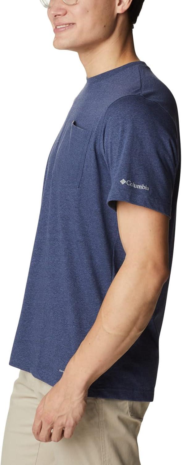 imageColumbia Mens Thistletown Hills Pocket TeeDark Mountain Heather