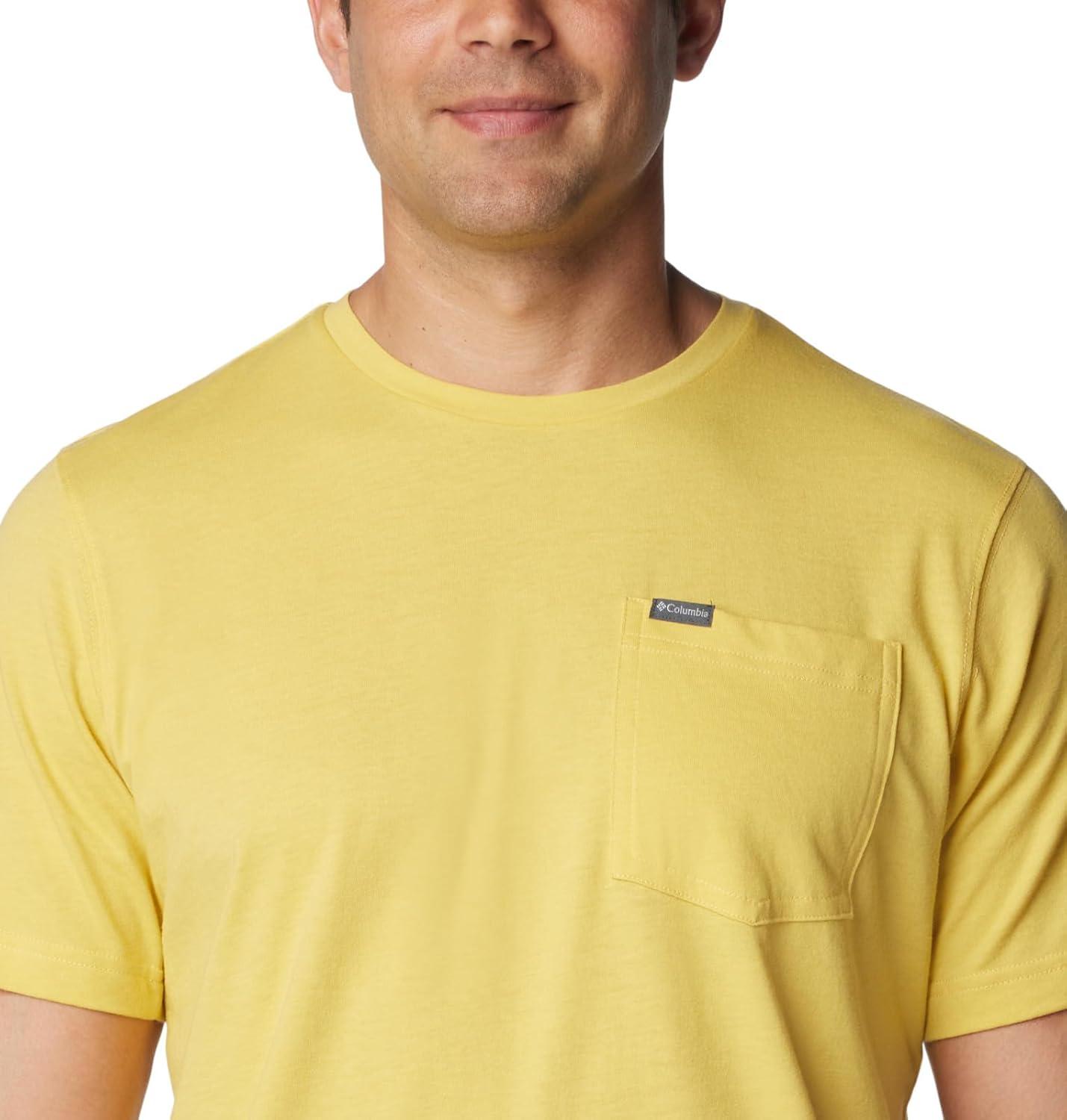 imageColumbia Mens Thistletown Hills Pocket TeeGolden Nugget