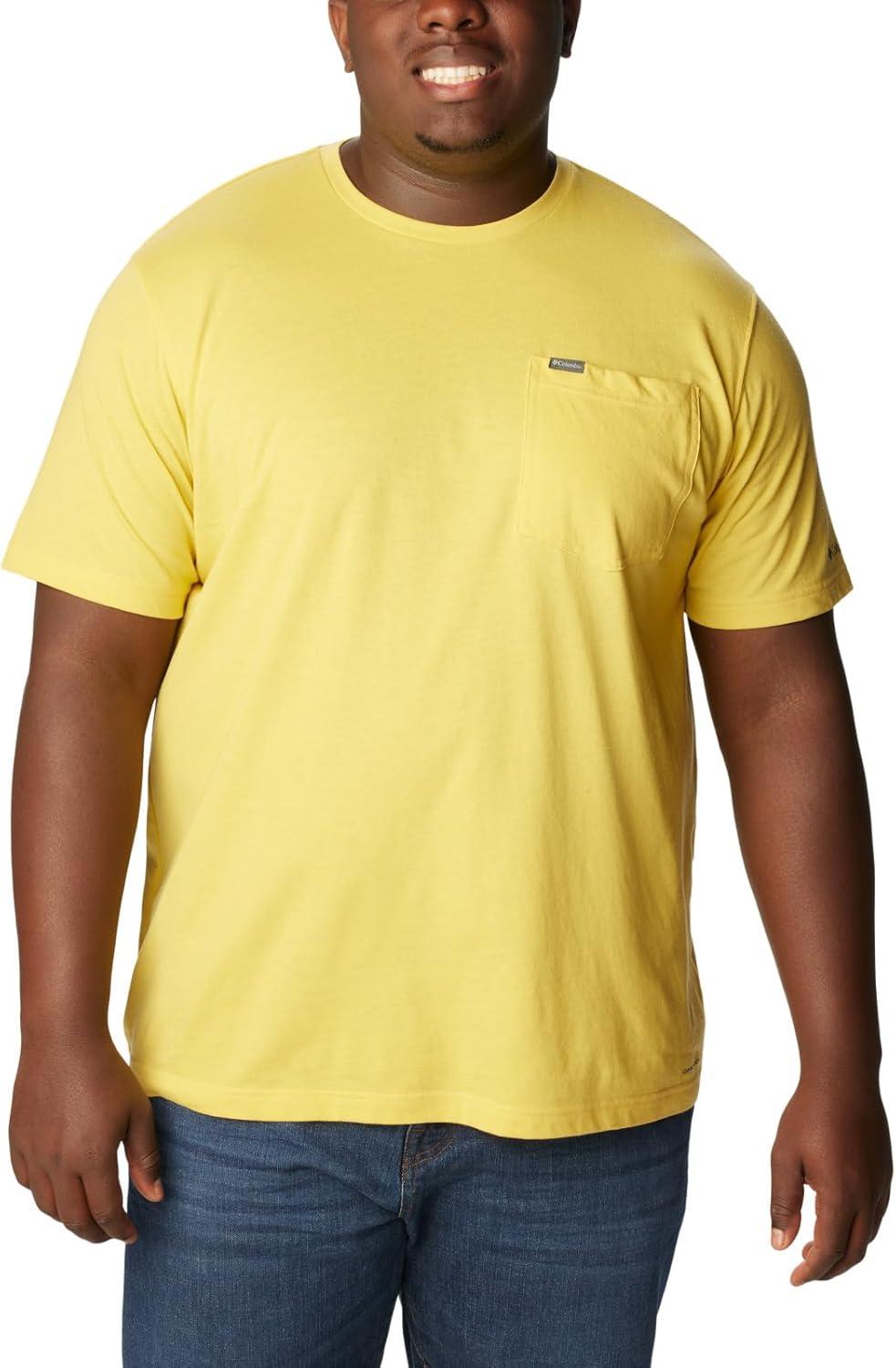 imageColumbia Mens Thistletown Hills Pocket TeeGolden Nugget
