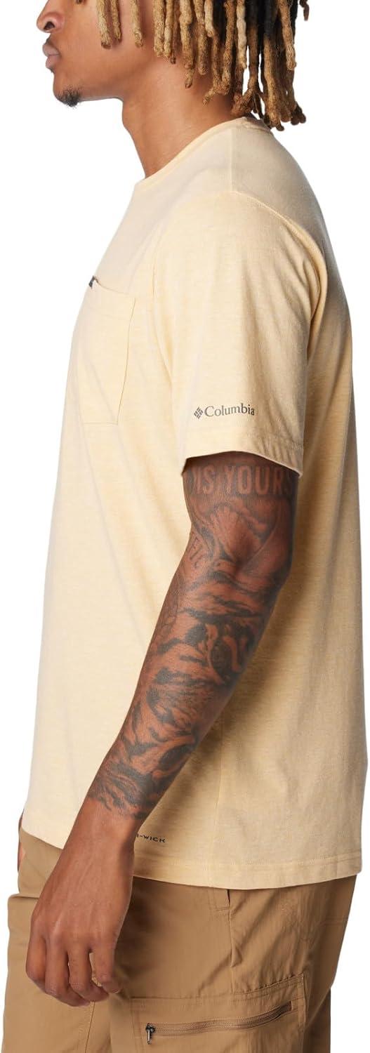 imageColumbia Mens Thistletown Hills Pocket TeeLight Camel Heather