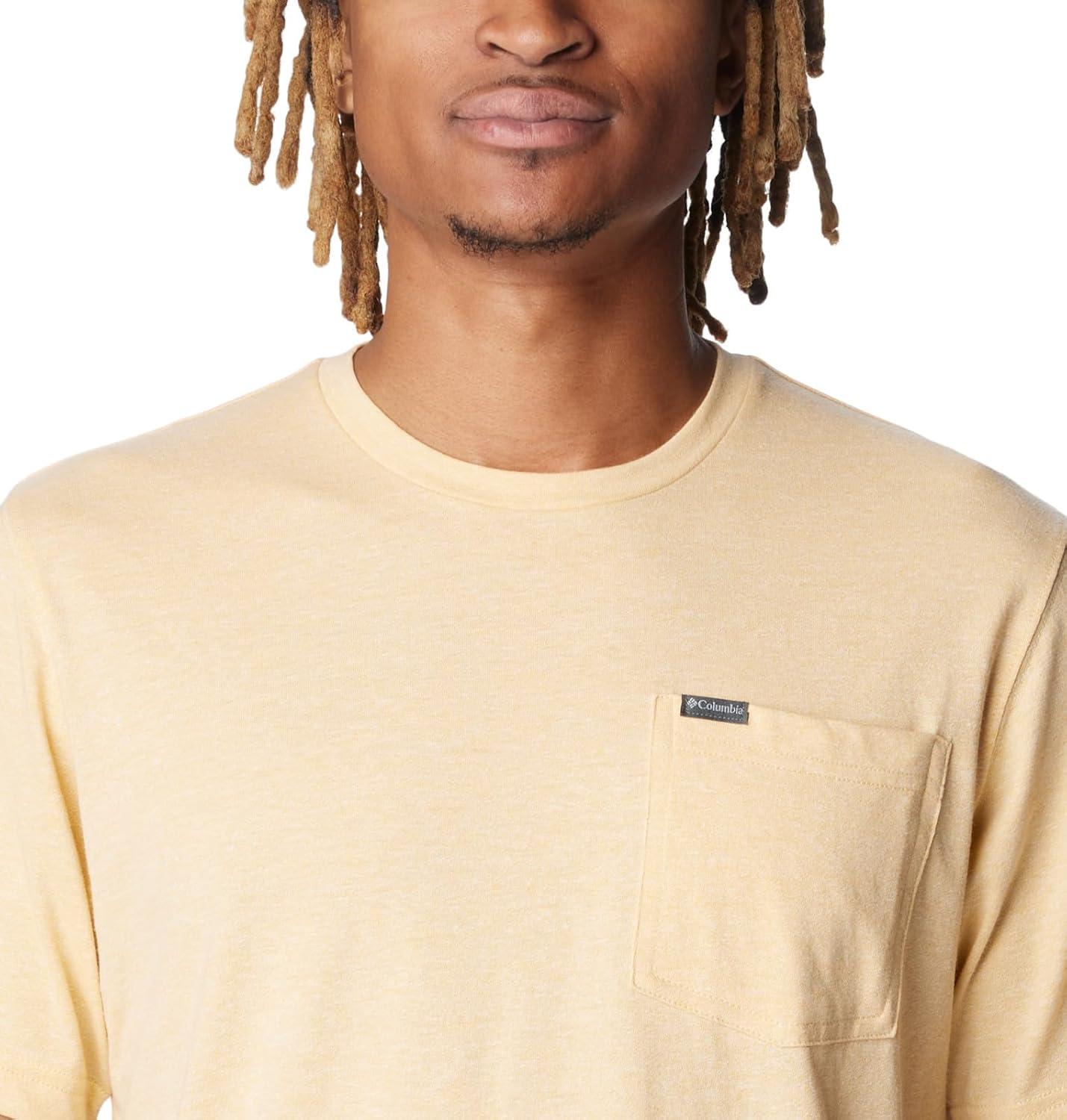 imageColumbia Mens Thistletown Hills Pocket TeeLight Camel Heather