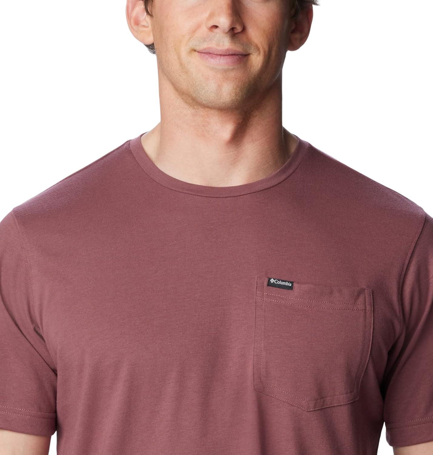 imageColumbia Mens Thistletown Hills Pocket TeeLight Raisin
