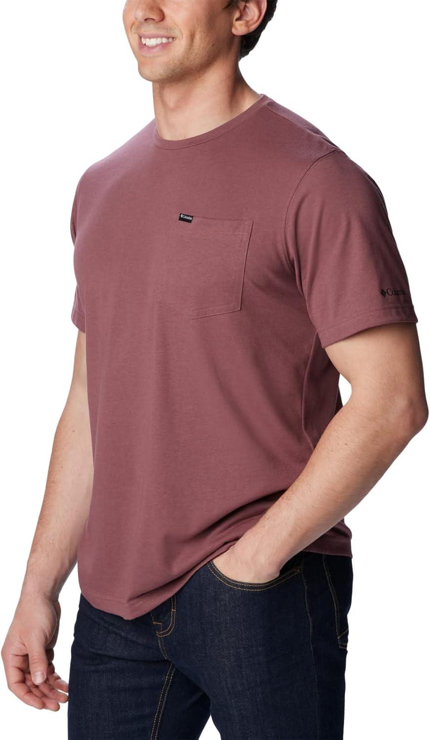 imageColumbia Mens Thistletown Hills Pocket TeeLight Raisin