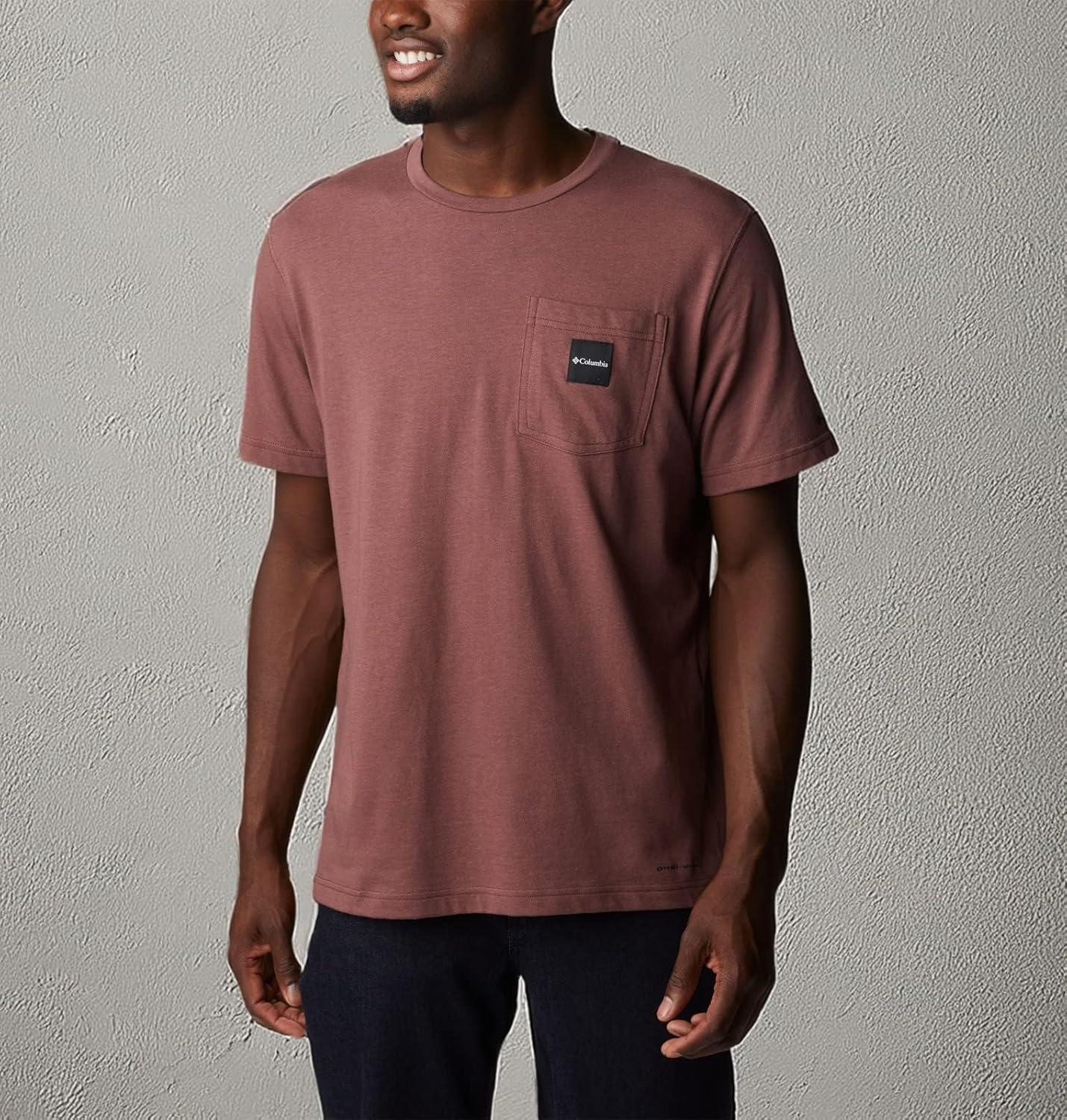 imageColumbia Mens Thistletown Hills Pocket TeeLight Raisin