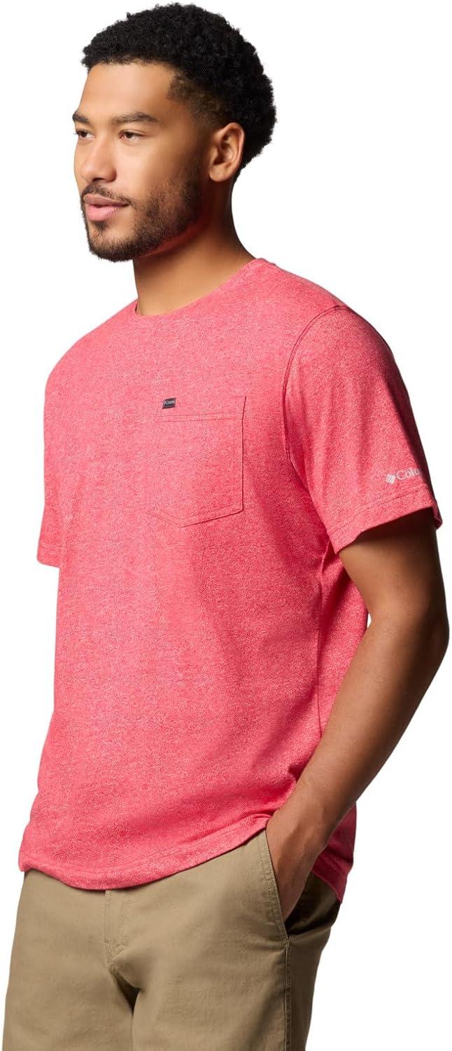 imageColumbia Mens Thistletown Hills Pocket TeeMountain Red Heather
