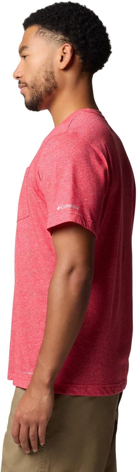 imageColumbia Mens Thistletown Hills Pocket TeeMountain Red Heather