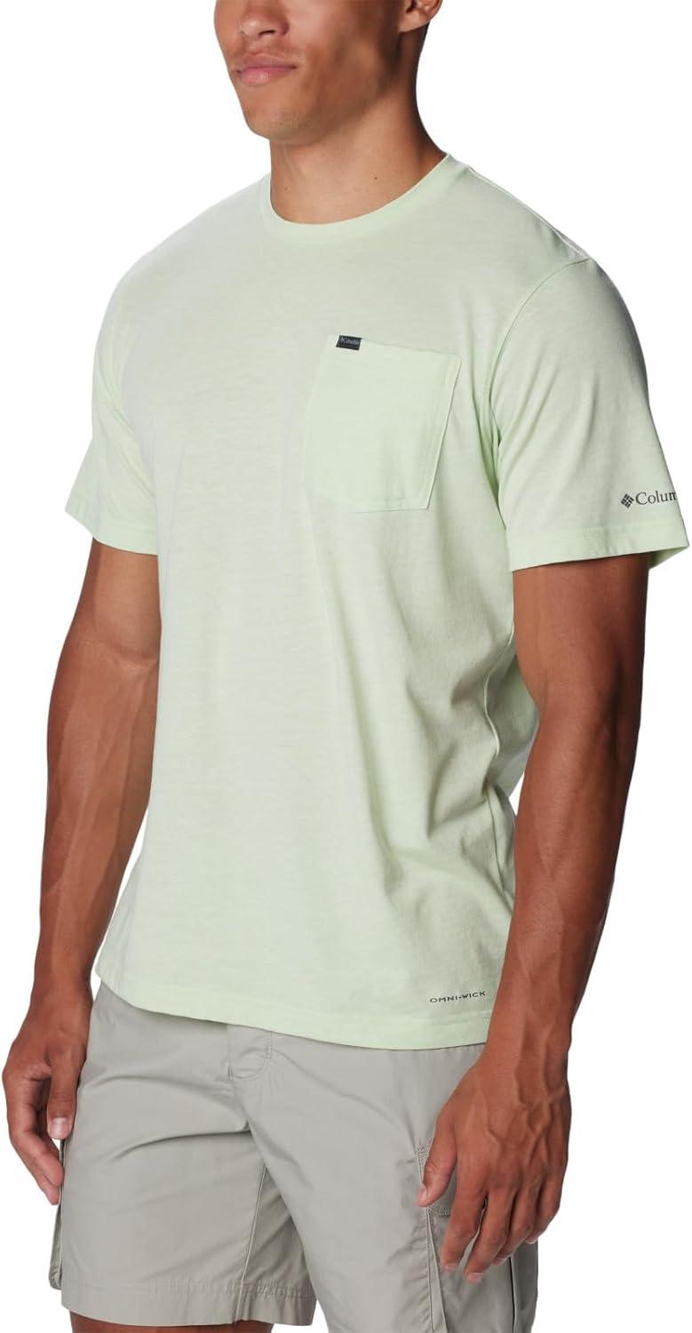 imageColumbia Mens Thistletown Hills Pocket TeeSage Leaf Heather