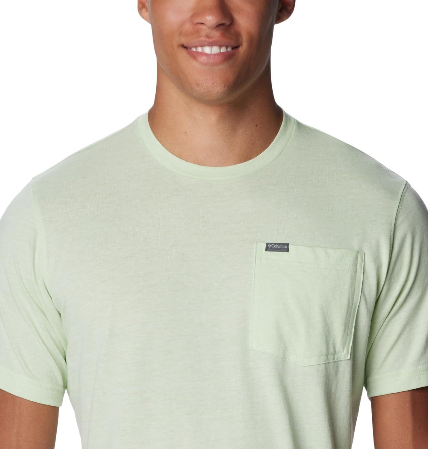imageColumbia Mens Thistletown Hills Pocket TeeSage Leaf Heather
