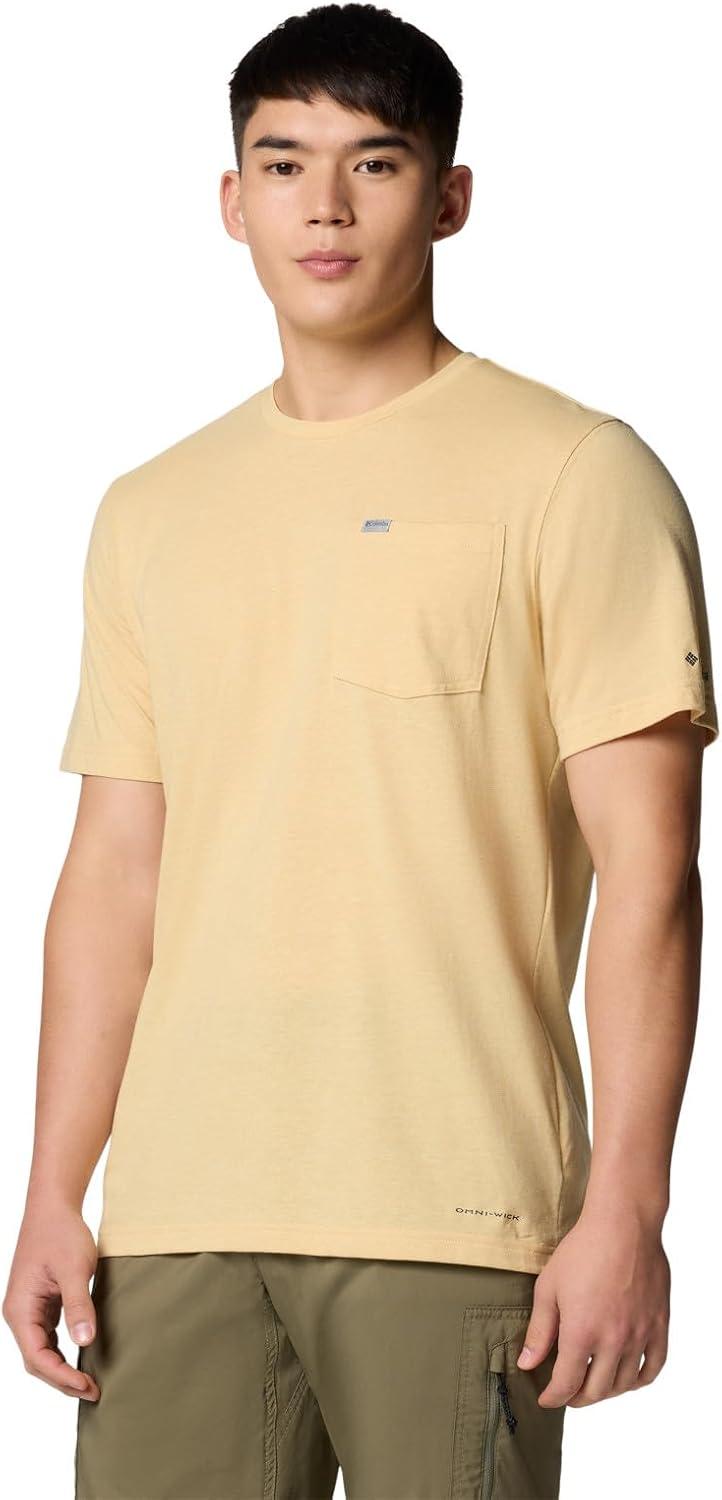 imageColumbia Mens Thistletown Hills Pocket TeeSand Dune Heather