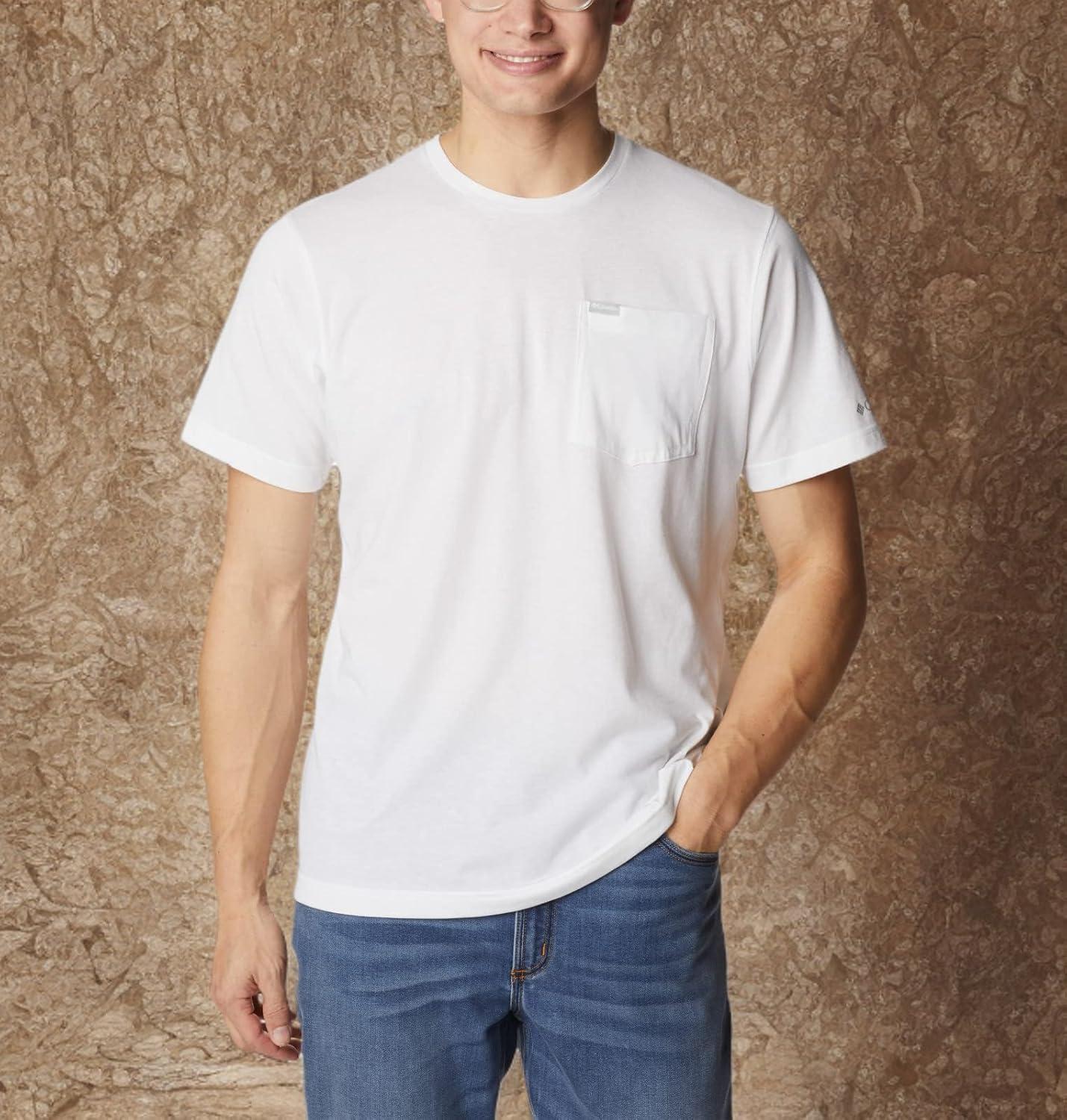 imageColumbia Mens Thistletown Hills Pocket TeeWhite