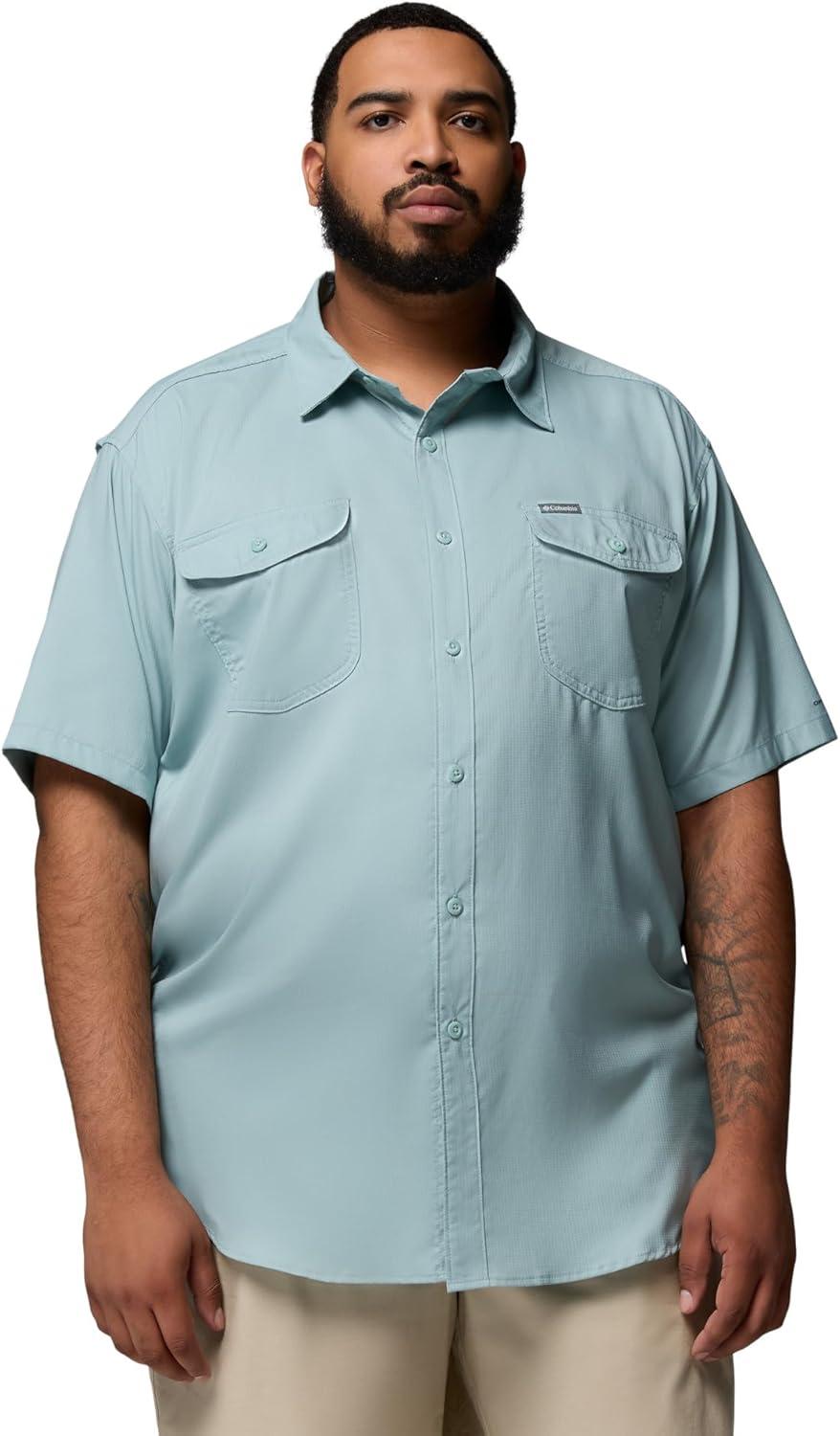 imageColumbia Mens Utilizer Ii Solid Short Sleeve ShirtCrushed Blue