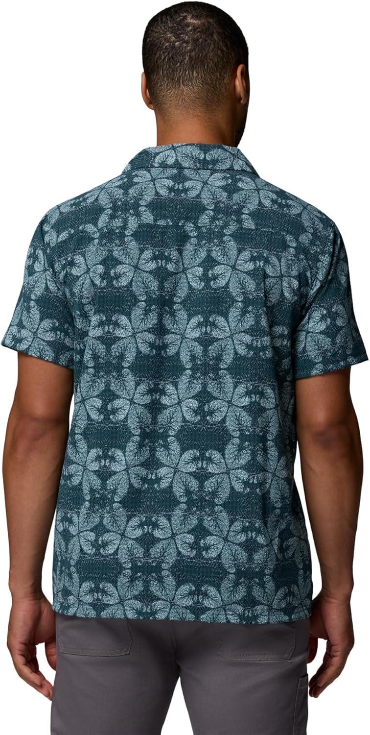 imageColumbia Mens Utilizer Print Camp ShirtEverblueFloreidoscope