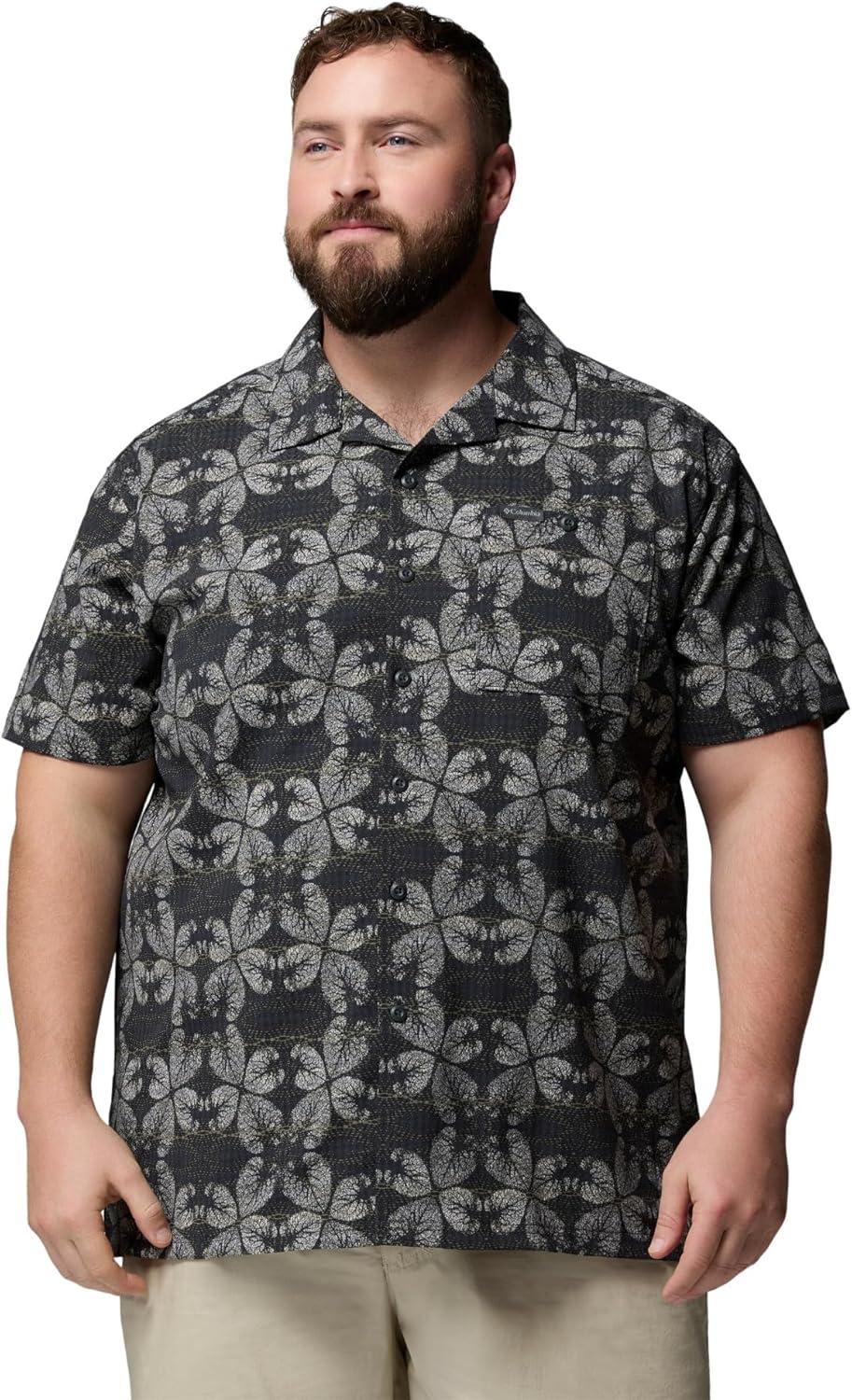 imageColumbia Mens Utilizer Print Camp ShirtSharkFloreidoscope
