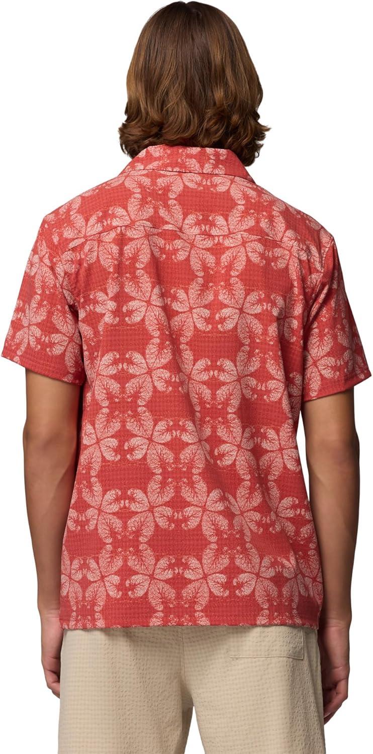 imageColumbia Mens Utilizer Print Camp ShirtWashed RedFloreidoscope