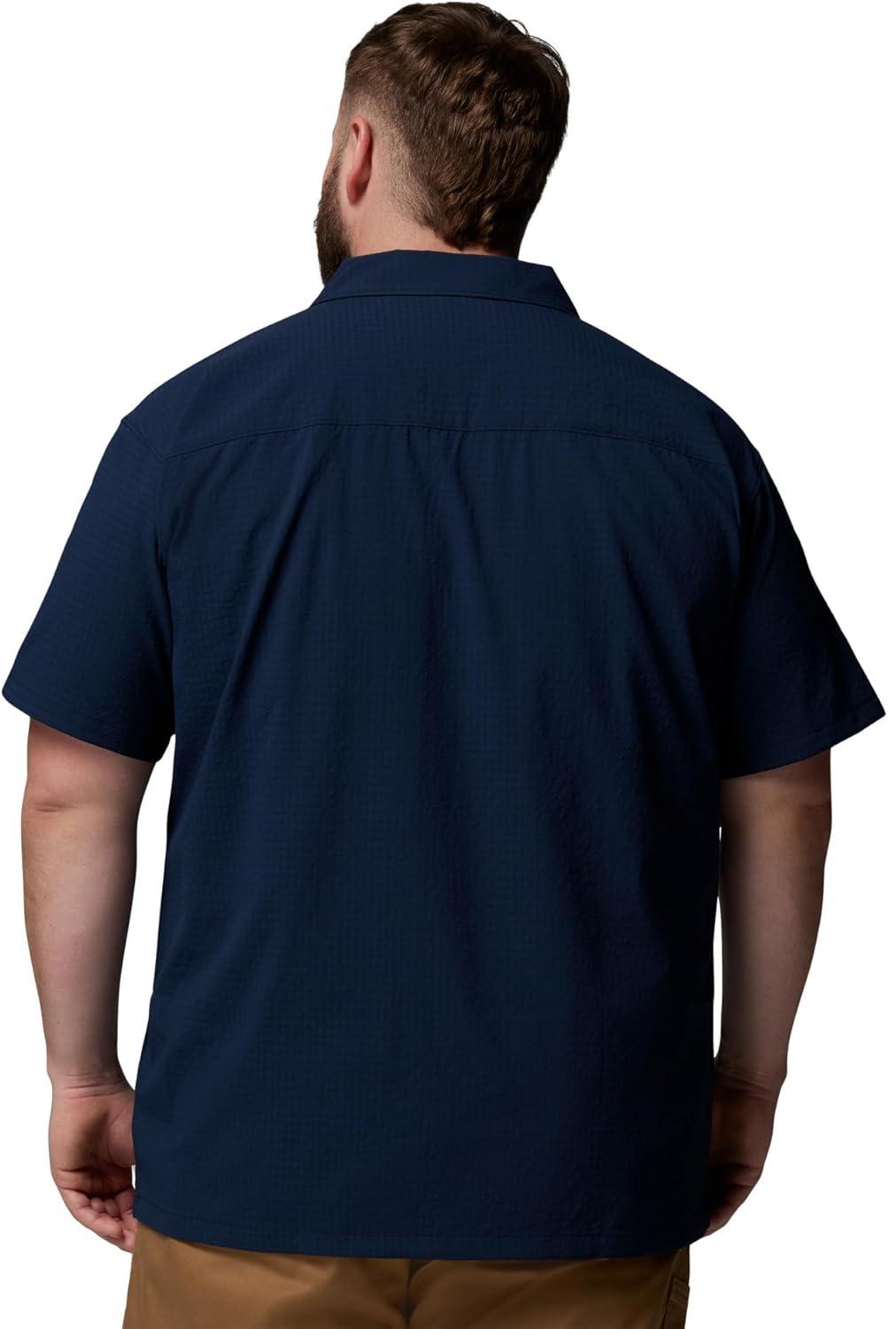 imageColumbia Mens Utilizer Short Sleeve Camp ShirtCollegiate Navy