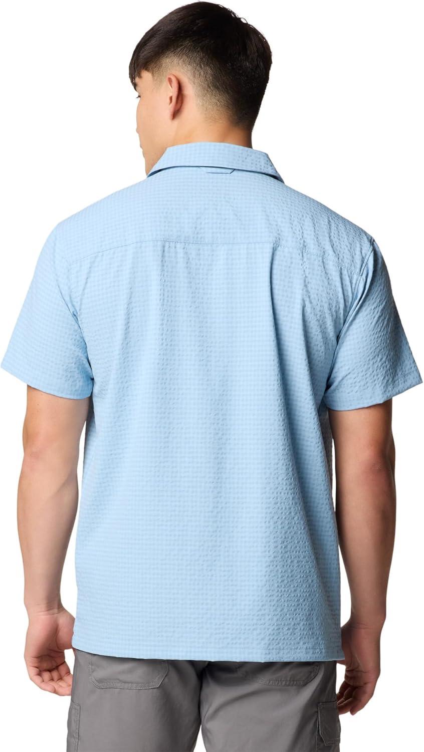 imageColumbia Mens Utilizer Short Sleeve Camp ShirtRipple Blue