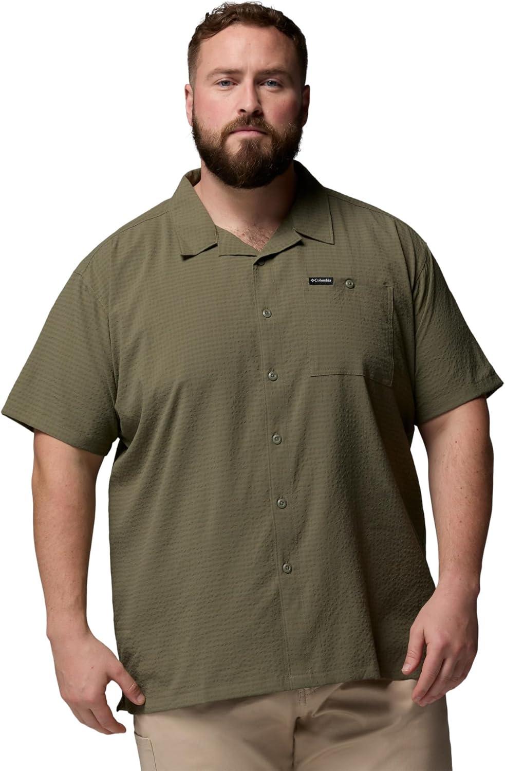 imageColumbia Mens Utilizer Short Sleeve Camp ShirtStone Green