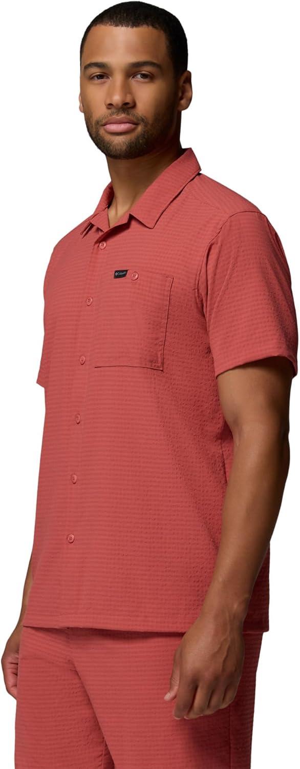 imageColumbia Mens Utilizer Short Sleeve Camp ShirtWashed Red