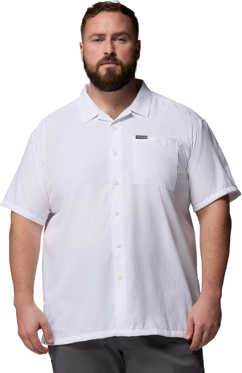 imageColumbia Mens Utilizer Short Sleeve Camp ShirtWhite