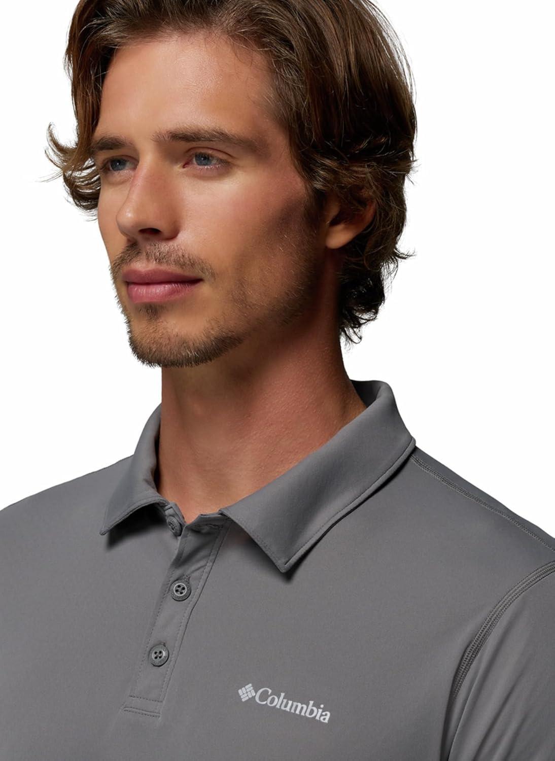 imageColumbia Mens Zero Rules Light PoloCity Grey
