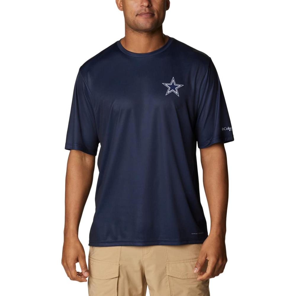 imageColumbia Mens Collegiate Terminal Tackle SS ShirtDc Collegiate Navy