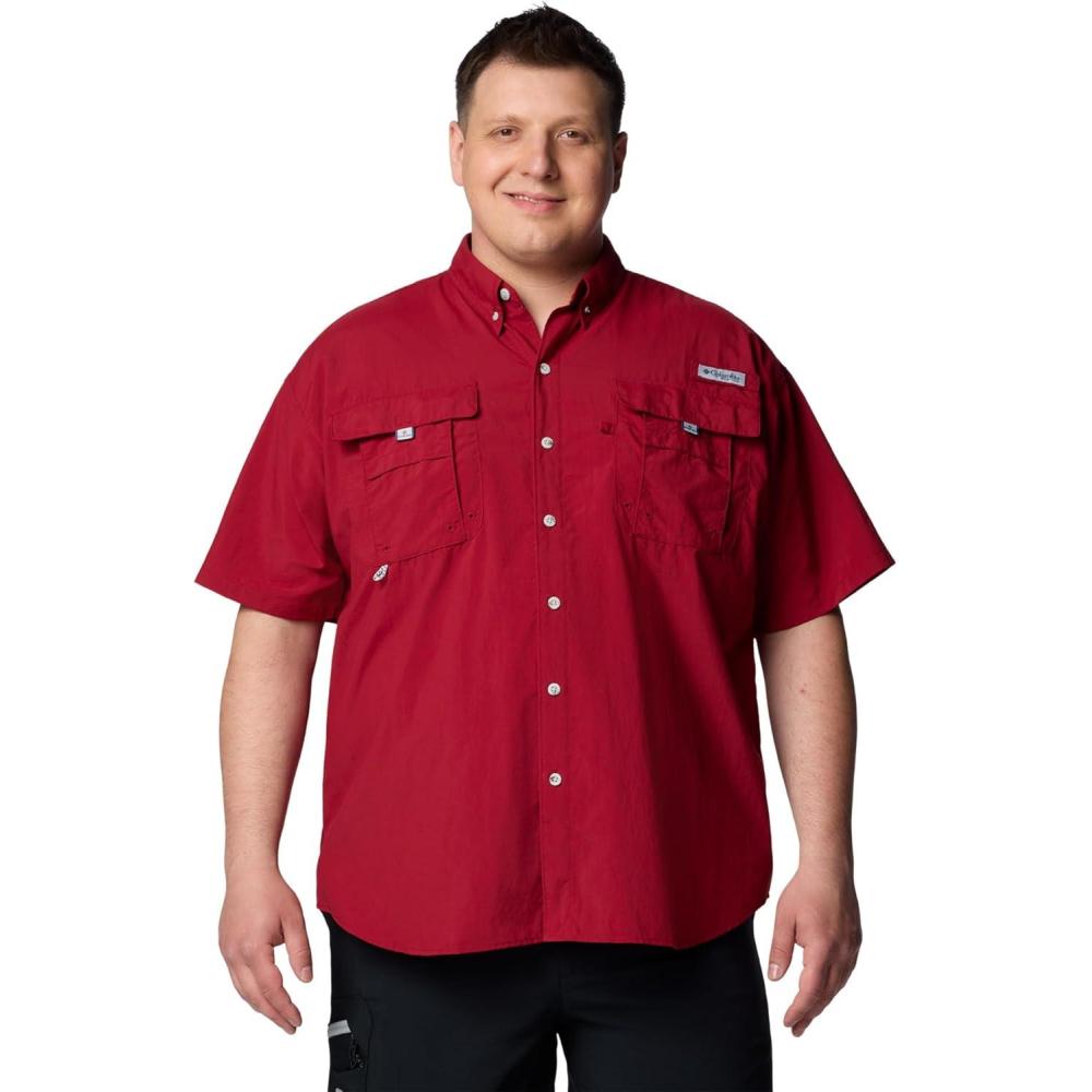 imageColumbia Mens PFG Bahama II Short Sleeve Fishing ShirtBeet