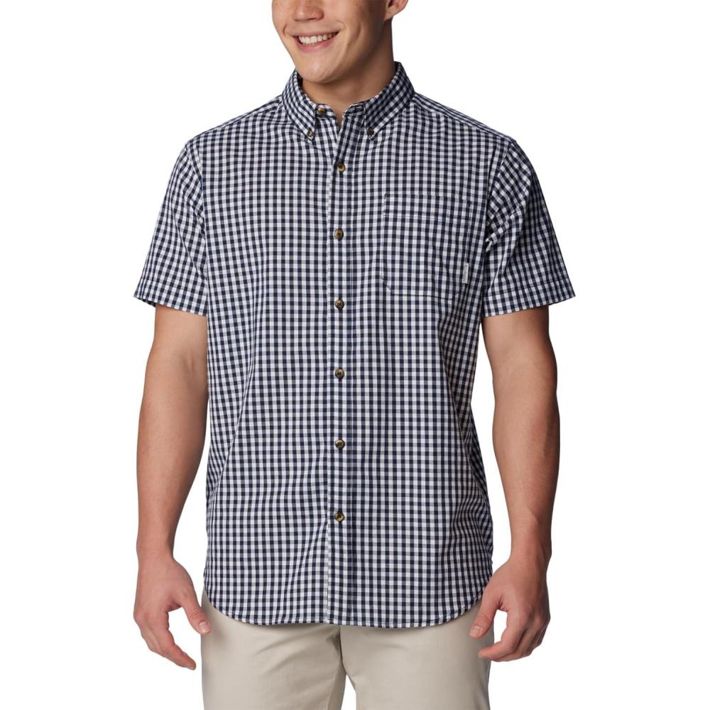 imageColumbia Mens Rapid Rivers II Short Sleeve ShirtCollegiate Navy Gingham