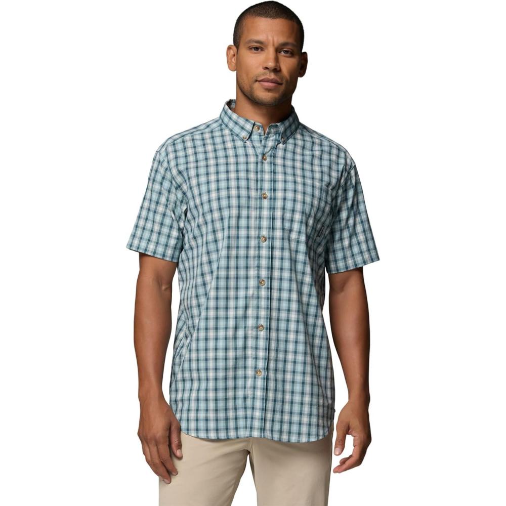 imageColumbia Mens Rapid Rivers II Short Sleeve ShirtCrushed BlueRapid Rivers Gingham